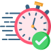 Icon symbolizing an easy-to-use video QR code generation process