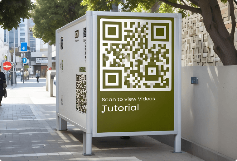 Embed video ads or product demos into QR codes