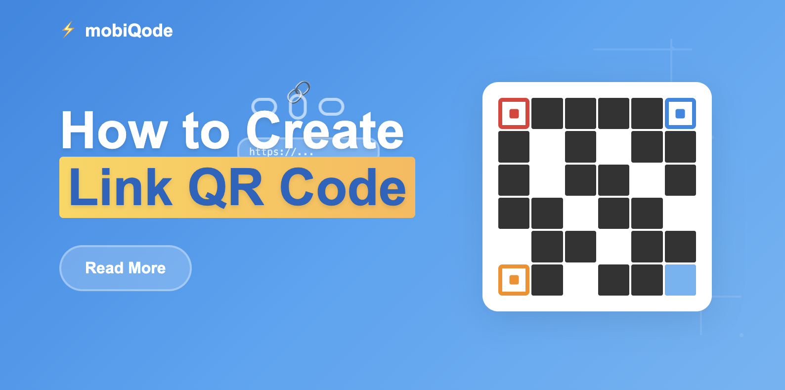 mobiQode blog on How to create a Link QR code