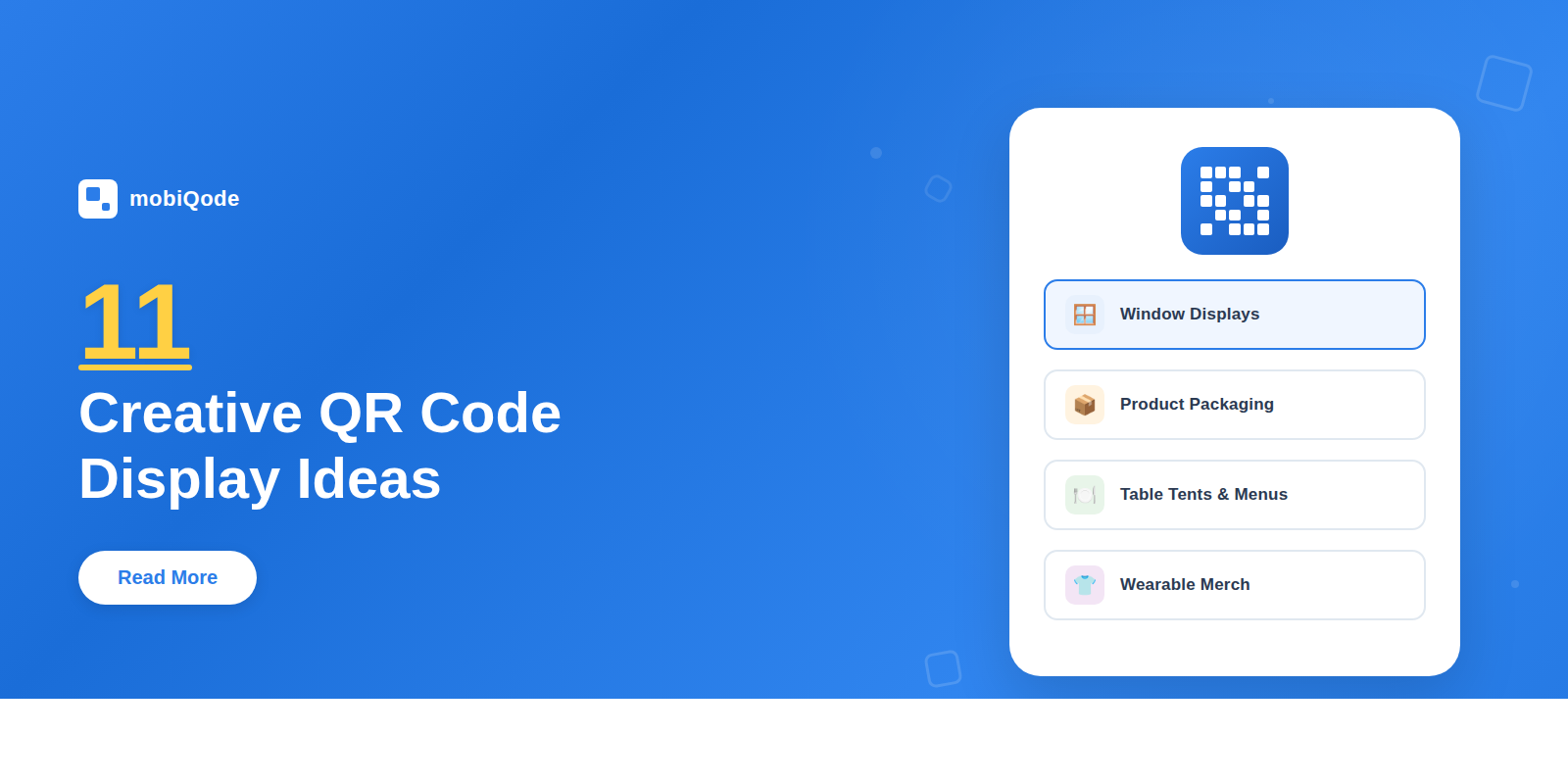 11 Creative QR Code Display Ideas