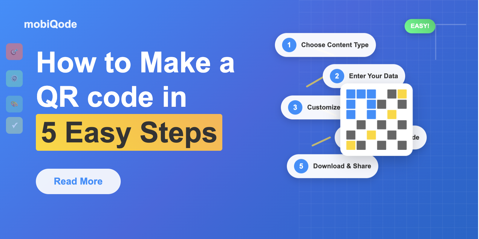 mobiQode blog on how to create a QR Code