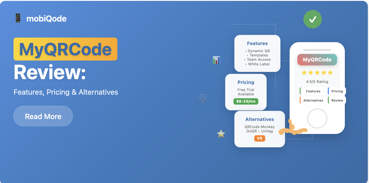 MyQRCode Review: Features, Pricing & Alternatives