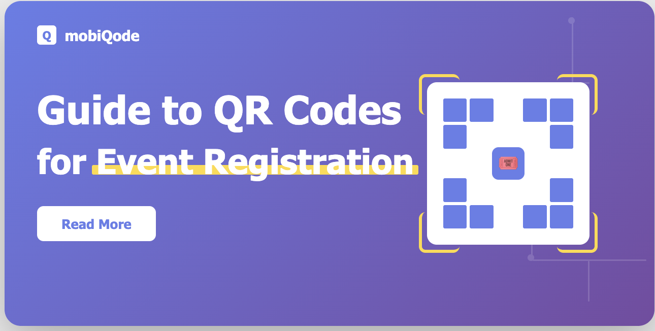 Guide for QR codes usage for event Registration