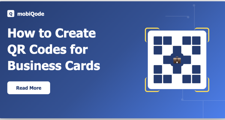 How to create QR codes for business cards
