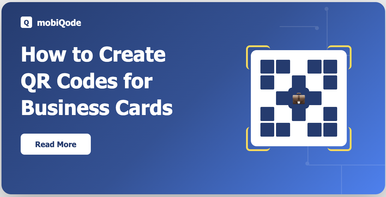 How to create QR codes for business cards