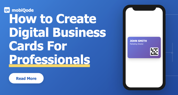 How to create Digital business card for professionals