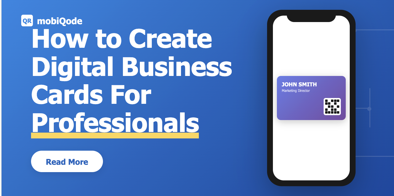 How to create Digital business card for professionals