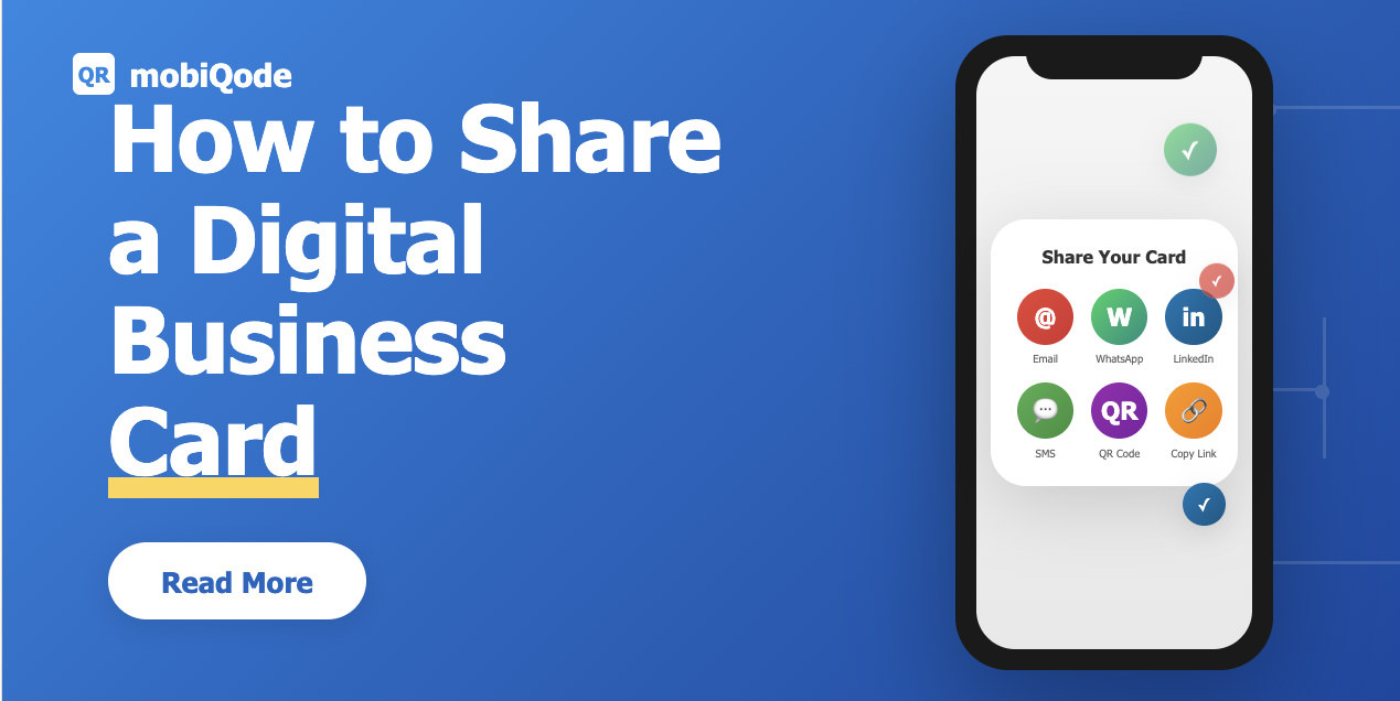 How to share a Digital Business card