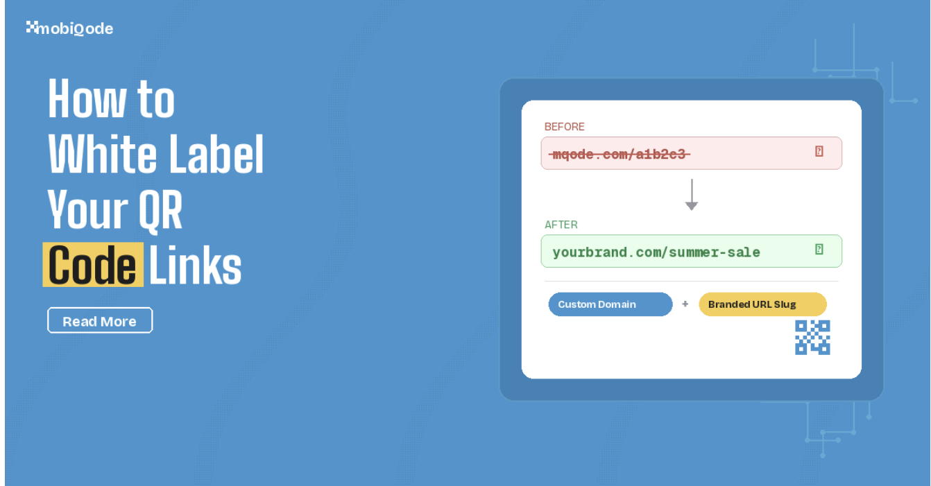 How to White Label Your QR Code Links With a Custom Domain & Branded URL Slug